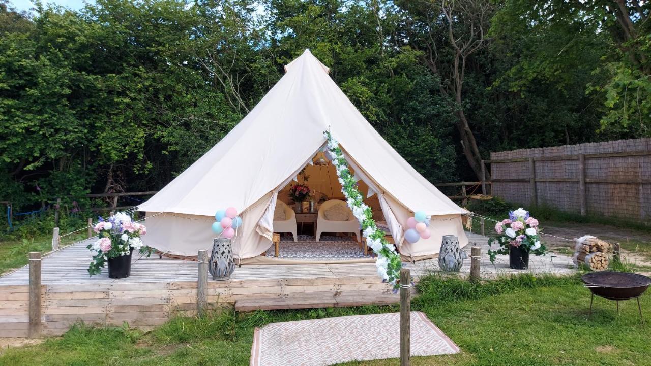 Hopgarden Glamping - Luxury 6M Bell Tent Wadhurst Экстерьер фото